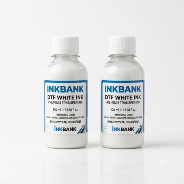 DTF White Ink 100 ML India – Reliable High Opacity Printing Ink | from ProlificGeeks. - DTF White Ink 100 ml pack of two bottles for textile transfer printing