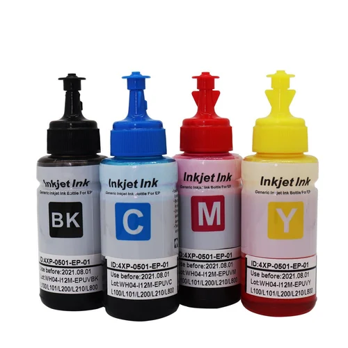 DTF Ink 100ML (4 Colors CMYK) – Premium Pigment Ink Set DTF Ink 100ML (4 Colors CMYK)