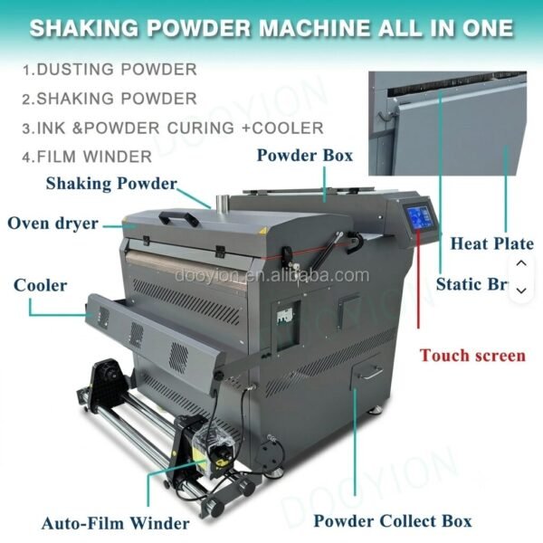 DTF Powdershaker 24 Inch Touch Screen India – Advanced Curing System - Gemini Generated Image vhja4rvhja4rvhja