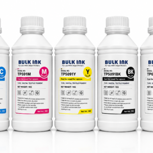 INKBANK DTF Ink 1KG CMYKW Set for Epson i3200 4720 XP600 DTF Printers