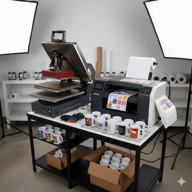 Sublimation Business printing setup for export process