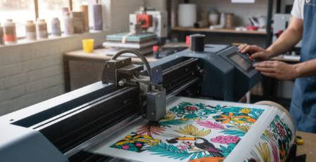 DTF Printing process step by step on PET film