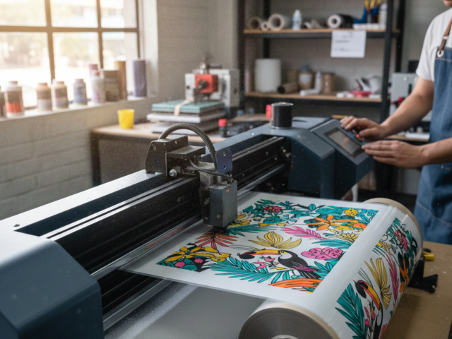 DTF Printing process step by step on PET film