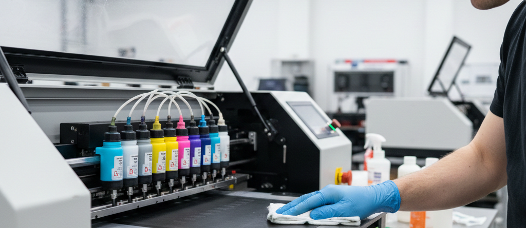 DTG Printing machine maintenance guide