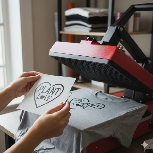 DIY Tips for T-Shirt Printing vinyl weeding process