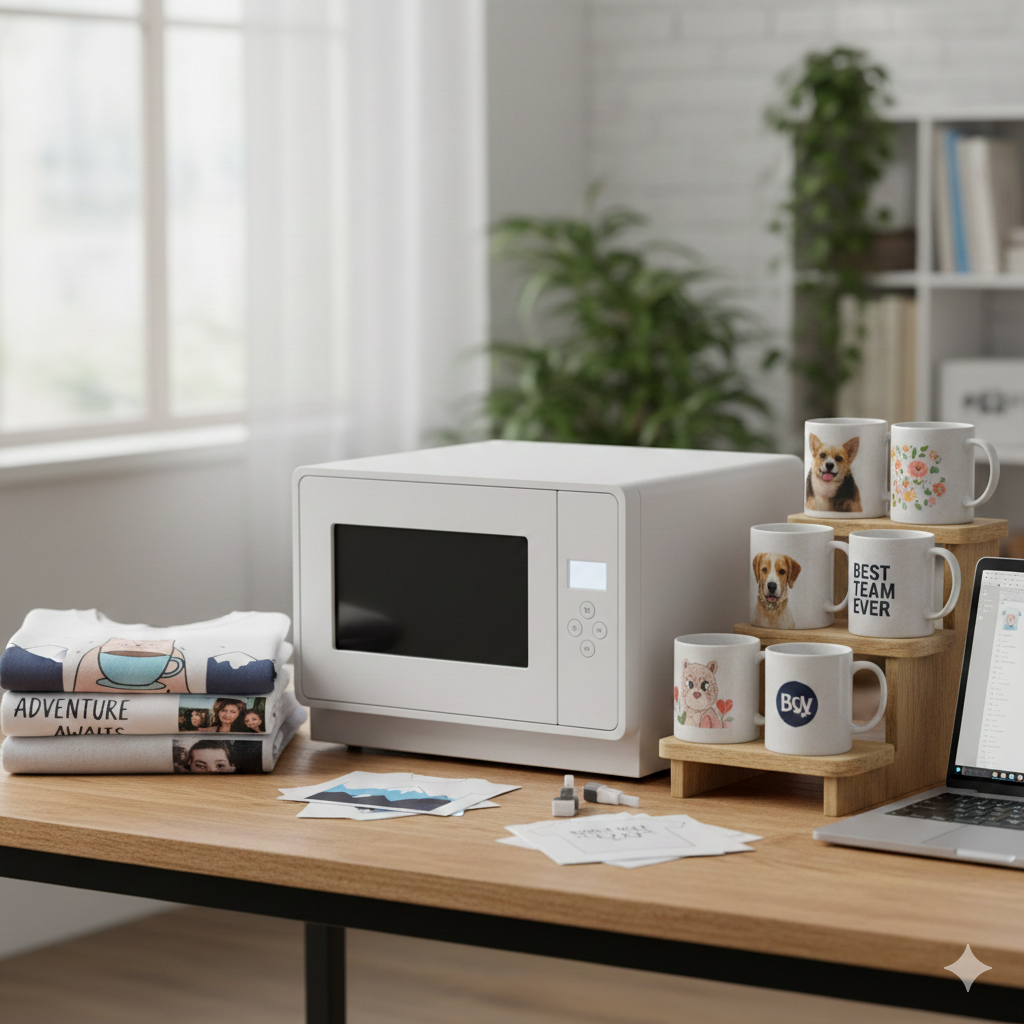 Sublimation 7-Point Ultimate Guide: Industrial vs Budget Machines for Real Printing Success - Budget sublimation printer on home desk
