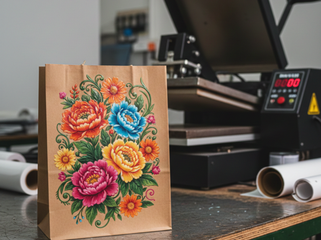 DTF Printing on paper gift bags