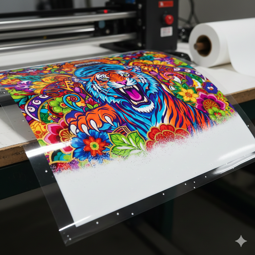 DTF Printing color correction and white ink layering