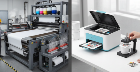 Sublimation printing comparison industrial vs budget