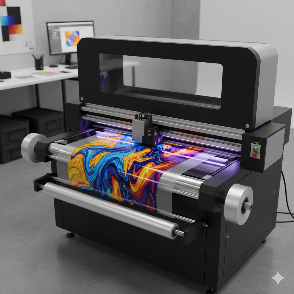 UVDTF Printing process on transfer film