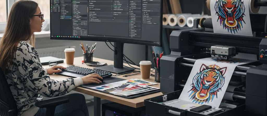 Software for DTF Printing workflow steps