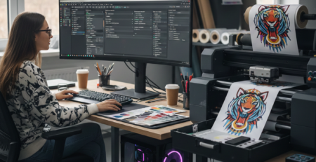 Software for DTF Printing workflow steps