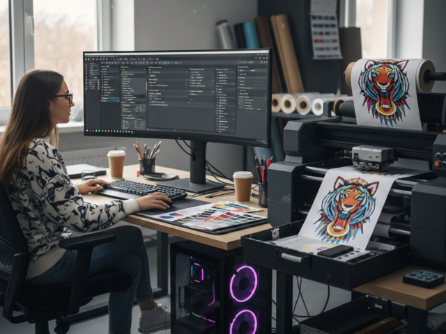 Software for DTF Printing workflow steps