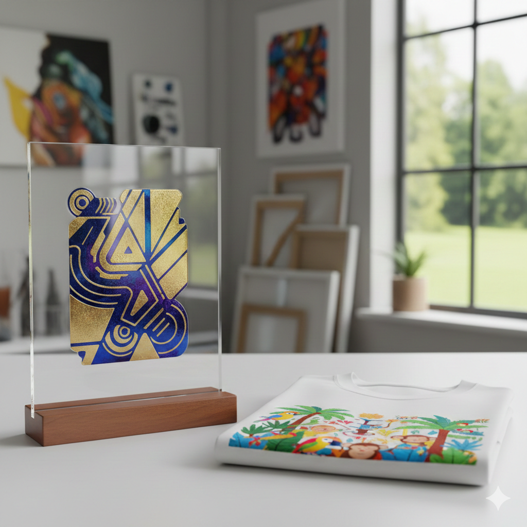 UVDTF Printing compared with DTF Printing