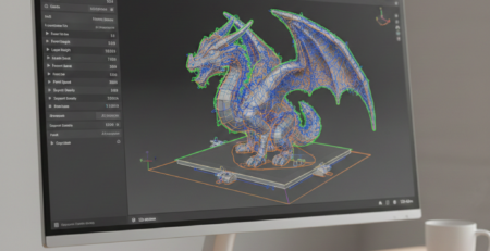 UV 3D Printing software slicer interface