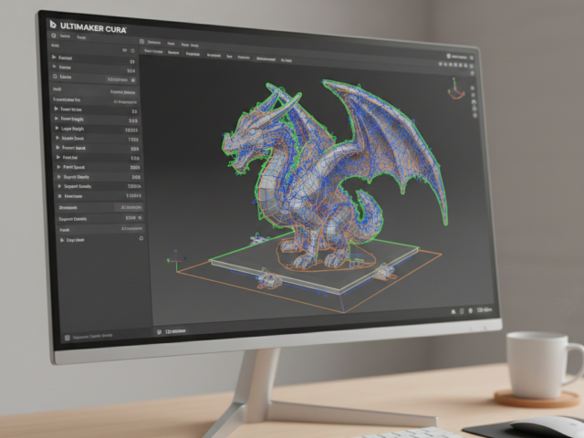 UV 3D Printing software slicer interface