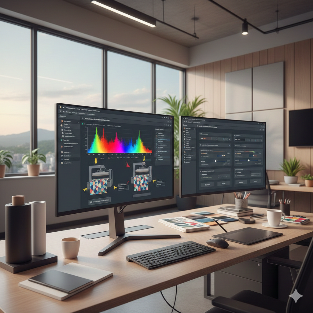 AI software improving sublimation color accuracy