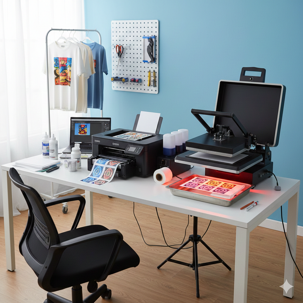 Small DTF Printing setup for beginners