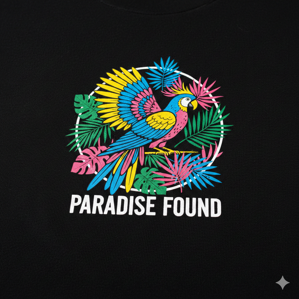 Epson L1800 vs L800 DTF print quality sample