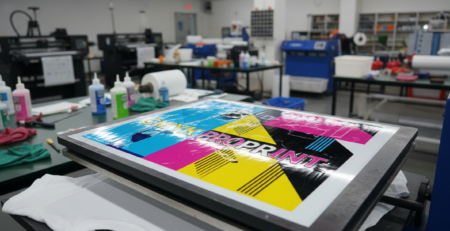 DTF Ink printing process on garment