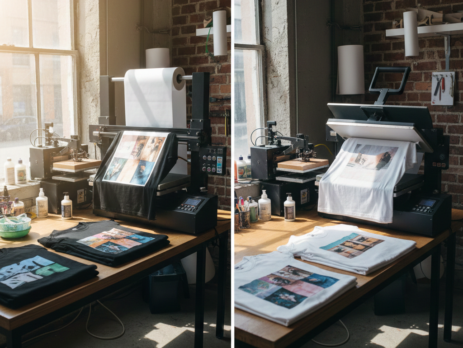 Sublimation printer vs DTF printer comparison