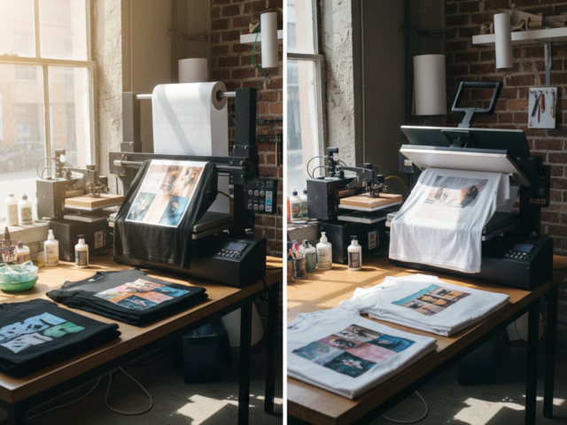 Sublimation printer vs DTF printer comparison