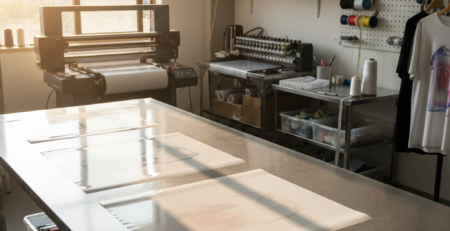 DTF PET Film used for T-shirt printing