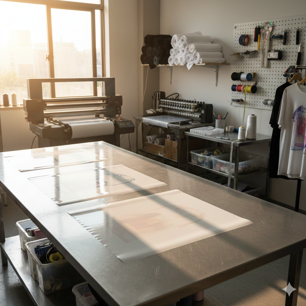 DTF PET Film Guide 2026: Which GSM Is Best for T-Shirts? - DTF PET Film used for T-shirt printing