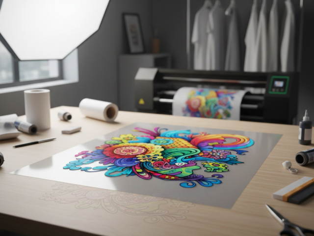 PET Film used in DTF printing process