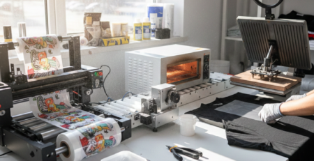 DTF Technology T-shirt printing process