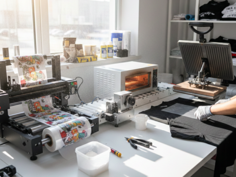 DTF Technology T-shirt printing process