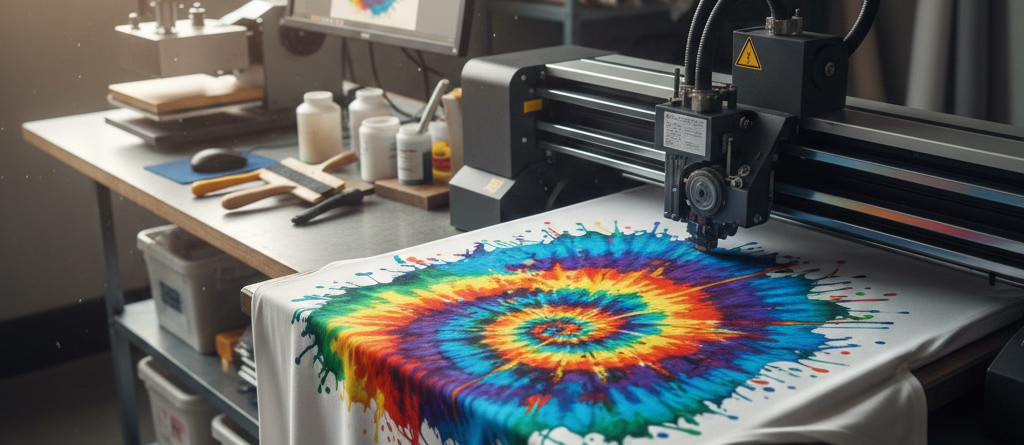 DTG vs DTF Printing DTG t-shirt printing process