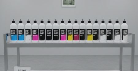 Proper storage of DTF inks in sealed bottles