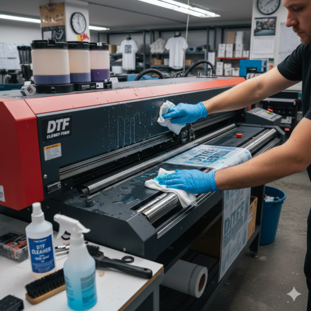 DTF Cleaning liquid used on DTF printer