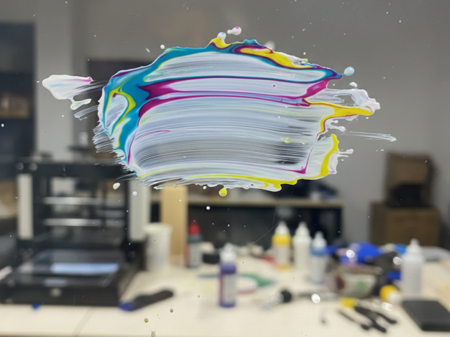 DTF Print ink smudging issue on PET film