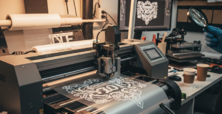 White DTF Ink smooth printing process