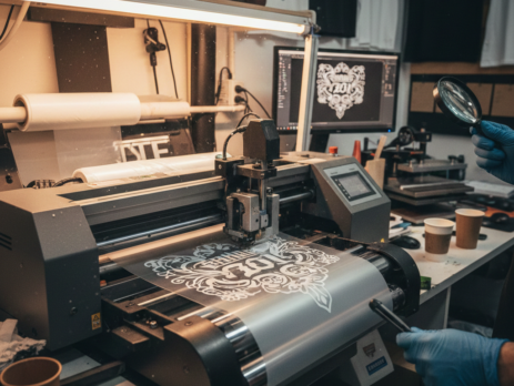 White DTF Ink smooth printing process