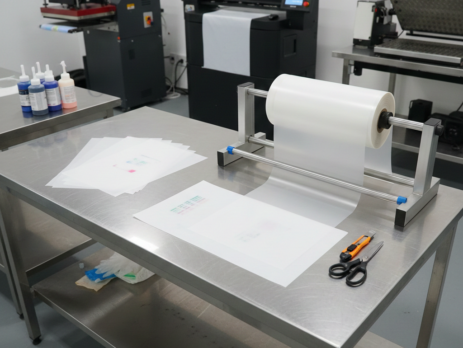 DTF PET Film comparison A4 sheet and roll film