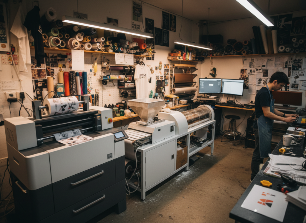 Mid-range DTF Printer with shaker