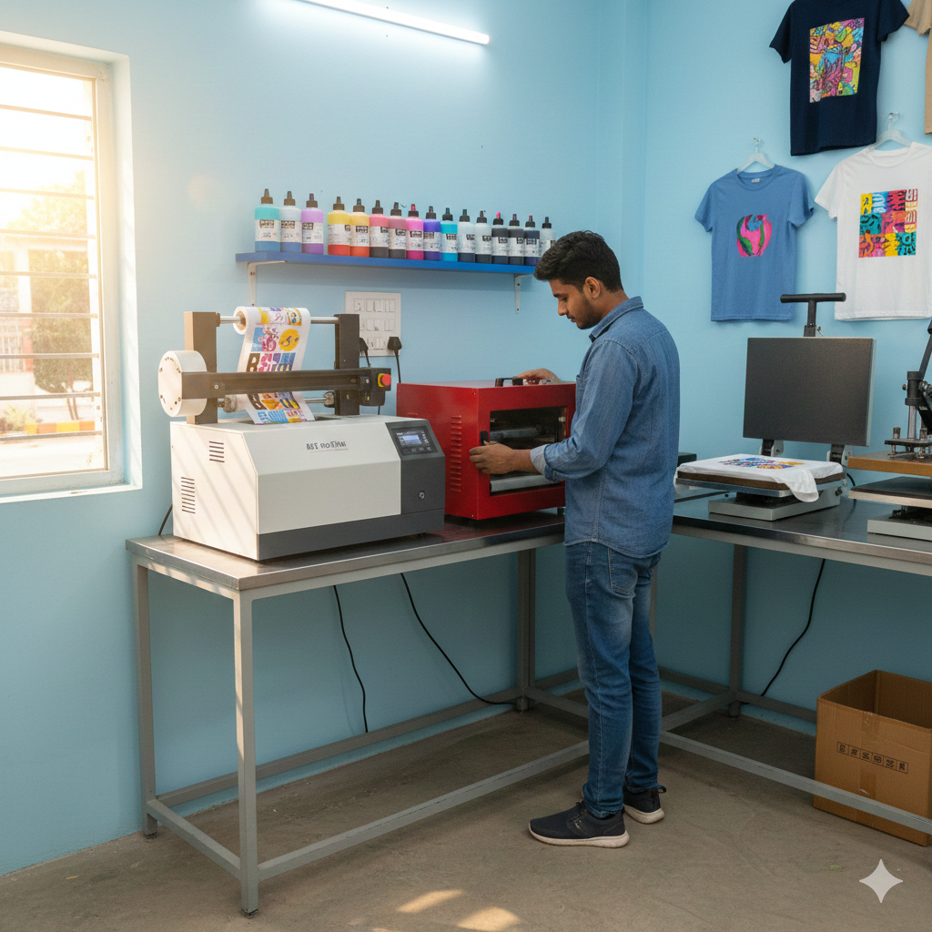 DTF Printing Business equipment setup