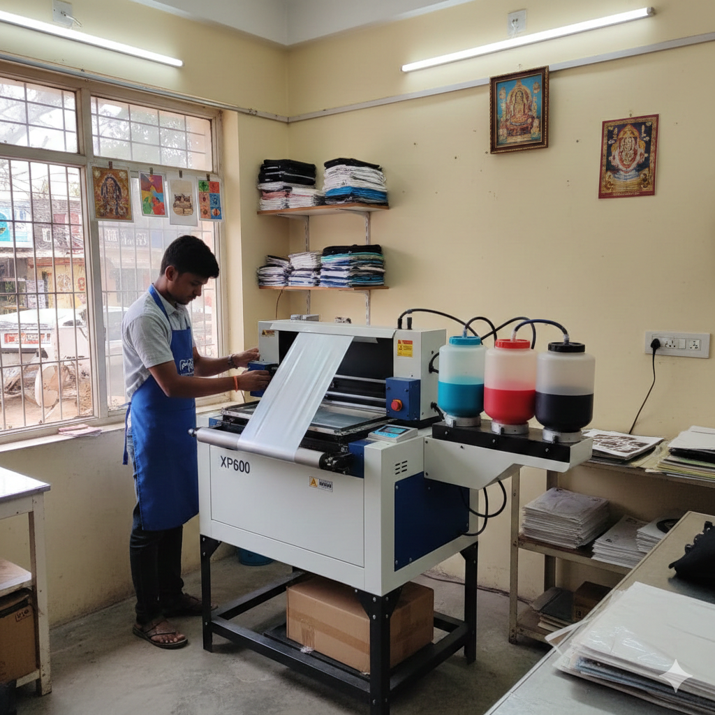 XP600 DTF Printer Price machine setup in India