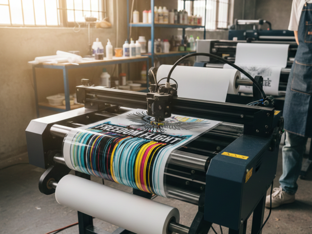 DTF Print process using A3 DTF printer in India