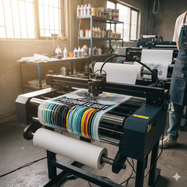 DTF Print process using A3 DTF printer in India