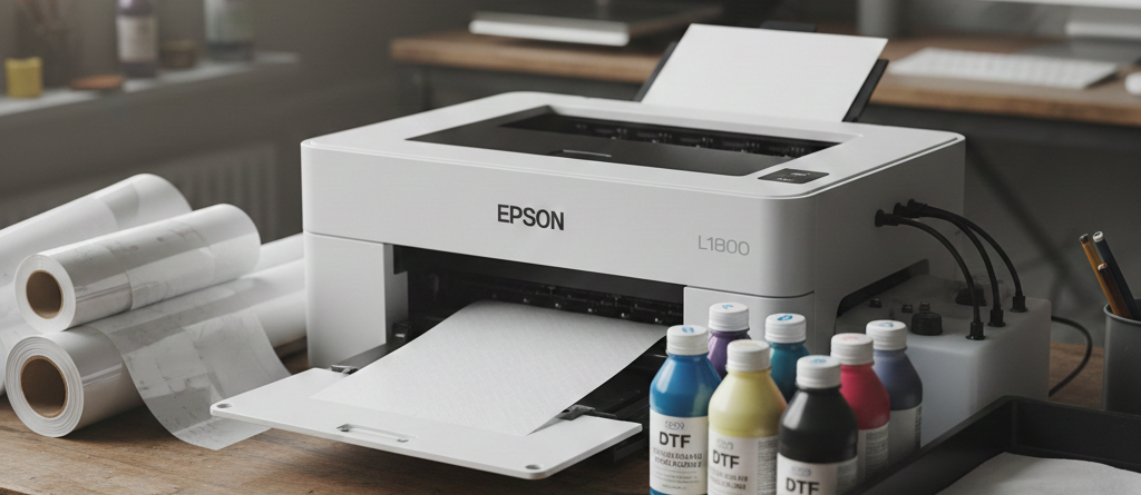 Epson L1800 DTF printing setup