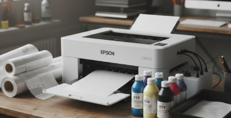 Epson L1800 DTF printing setup