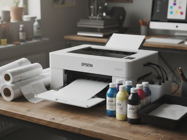 Epson L1800 DTF printing setup
