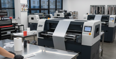 DTF Printers PET film loading process