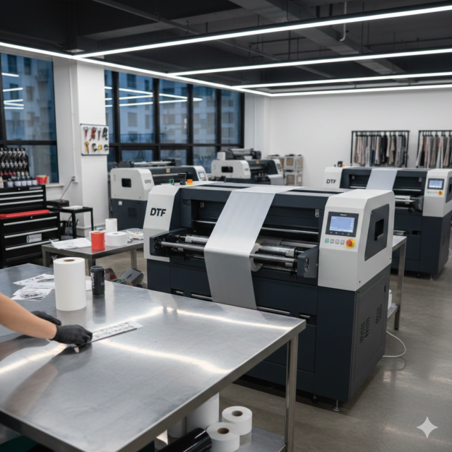 DTF Printers PET film loading process