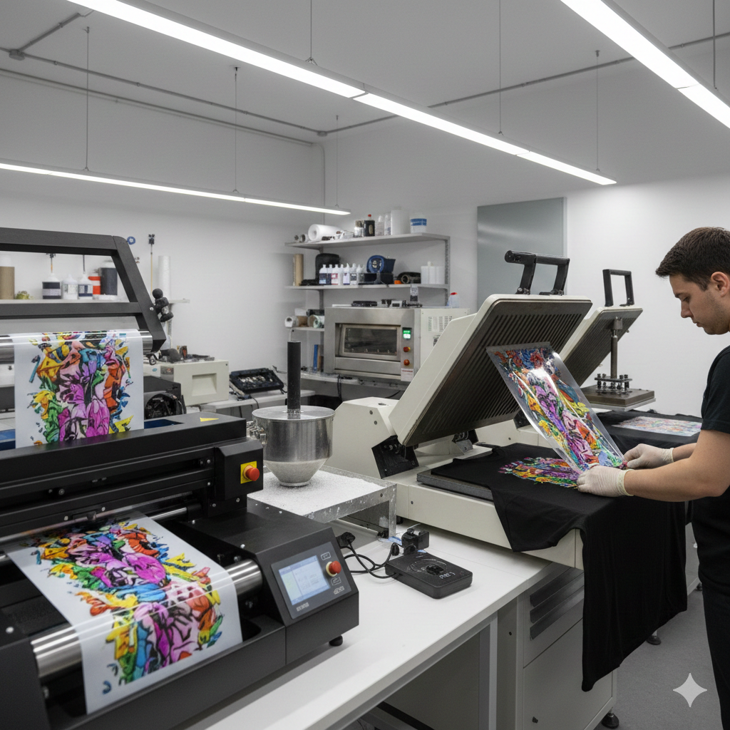 DTF Printing Transfer Process