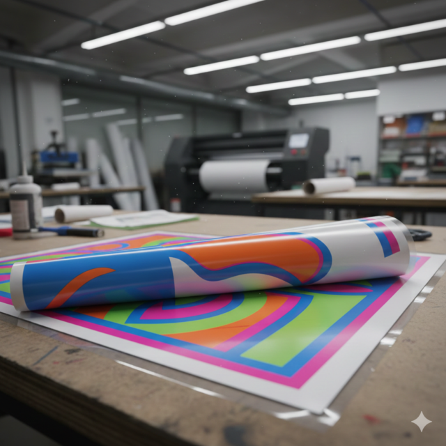 DTF Print quality inspection on PET film